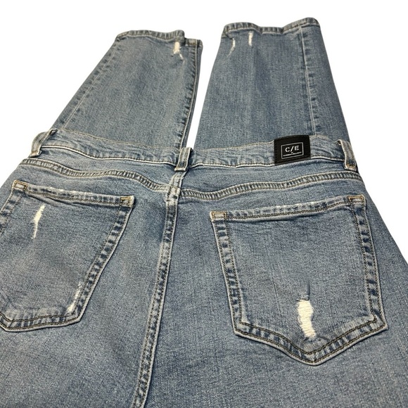 Current Elliott Distressed Straight Leg Jeans Sz 28 - Picture 7 of 15